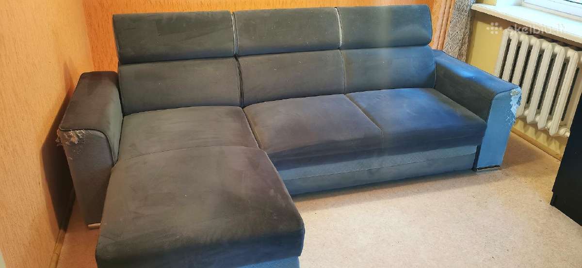 Minkštas kampas- sofa lova su galvos atramomis - nuotraukos Nr. 3