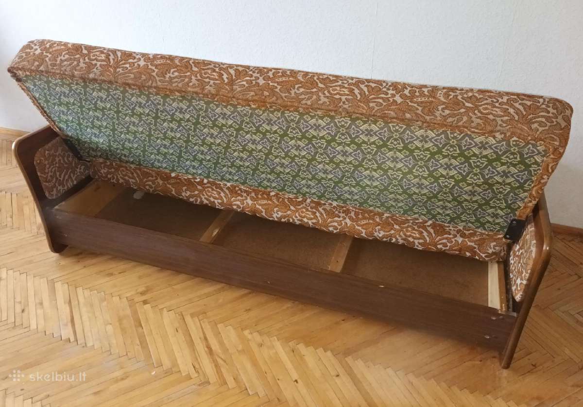 Sofa-lova su patalynės dėže - nuotraukos Nr. 3