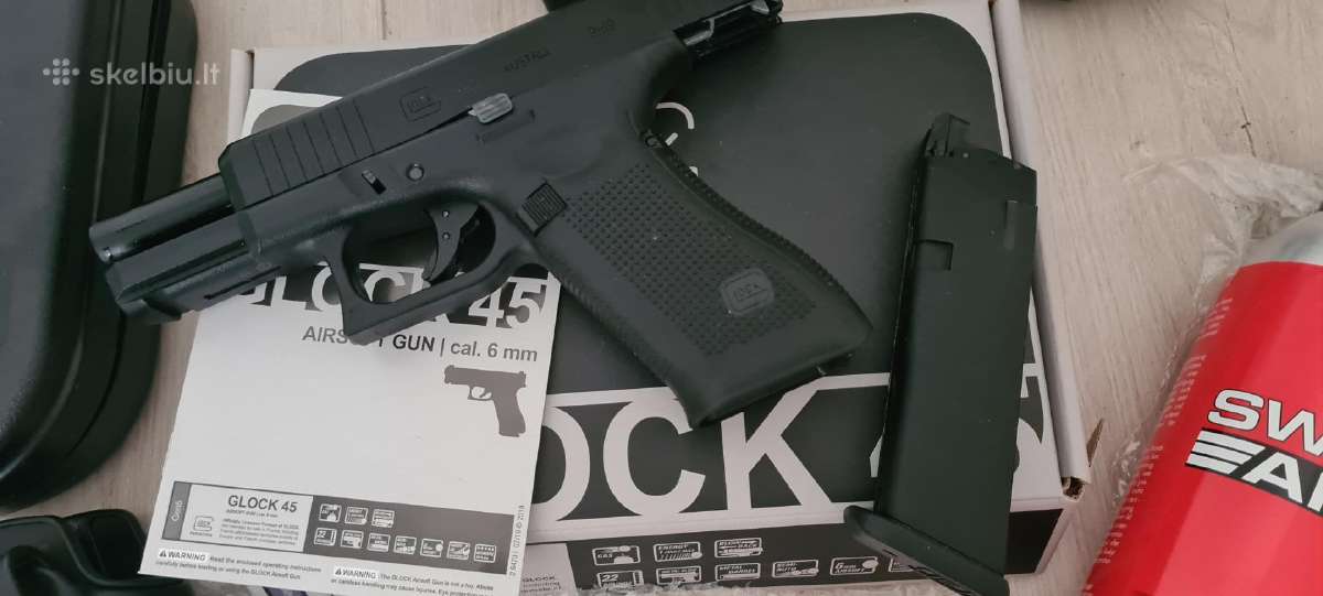 Glock 45 Airsoft (Umarex Gg, 6 mm) su priedais - nuotraukos Nr. 2