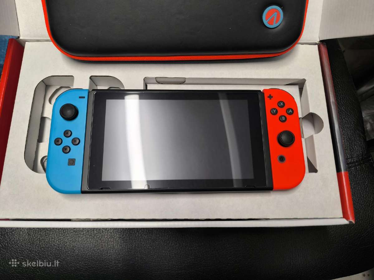 Atrištas Nintendo Switch V2 256gb 29 žaidimai - nuotraukos Nr. 2