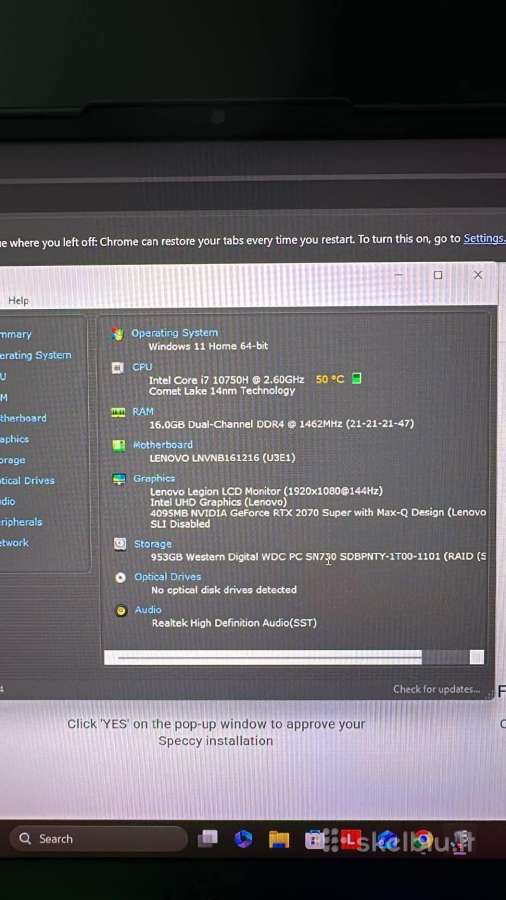 Lenovo legion 7 - nuotraukos Nr. 3