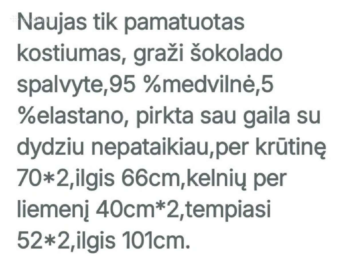 Storas veliūrinis treningas 50 d. - nuotraukos Nr. 3