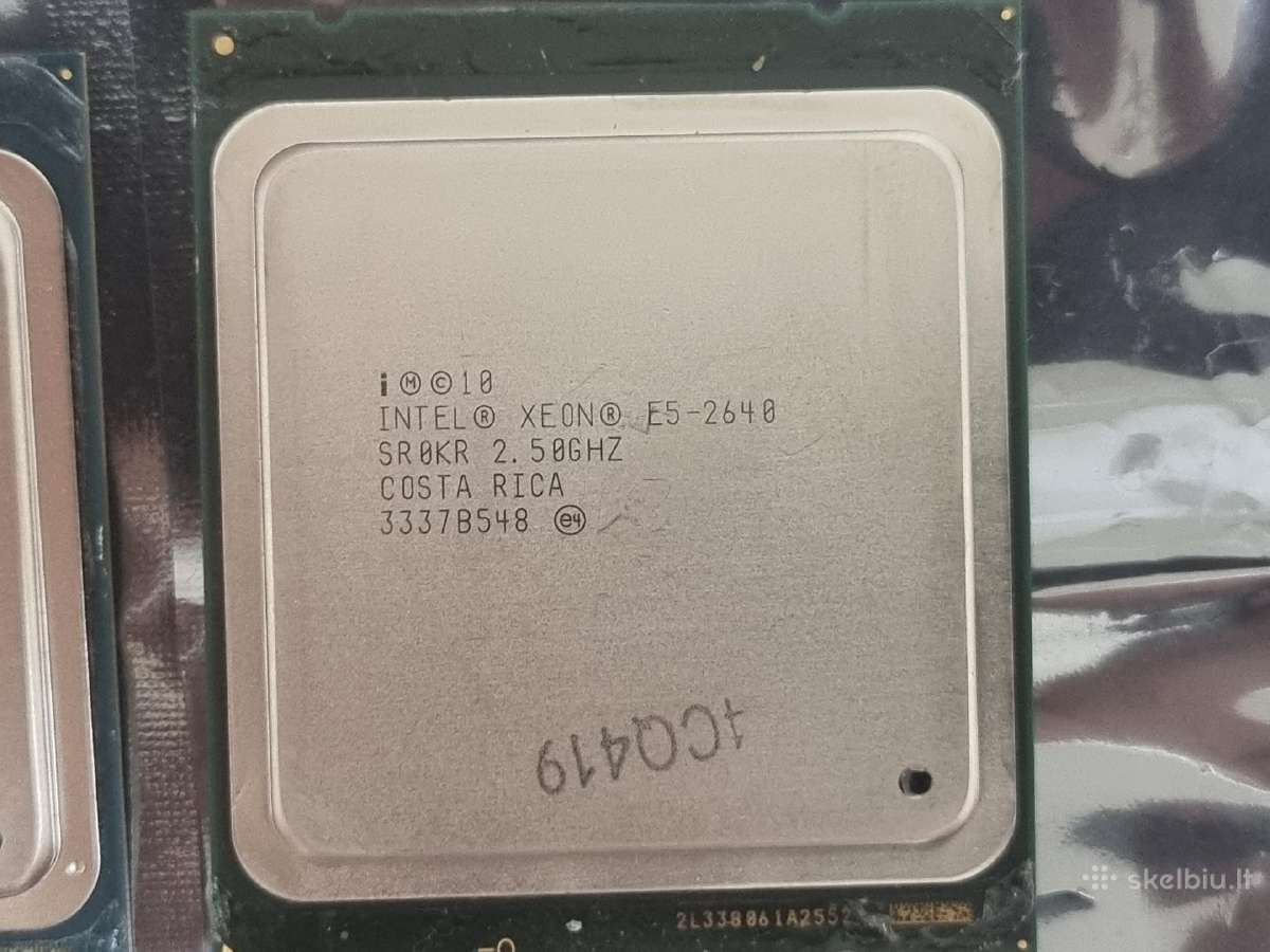 Xeon 2620v2, 2640 - 5 eu - nuotraukos Nr. 3