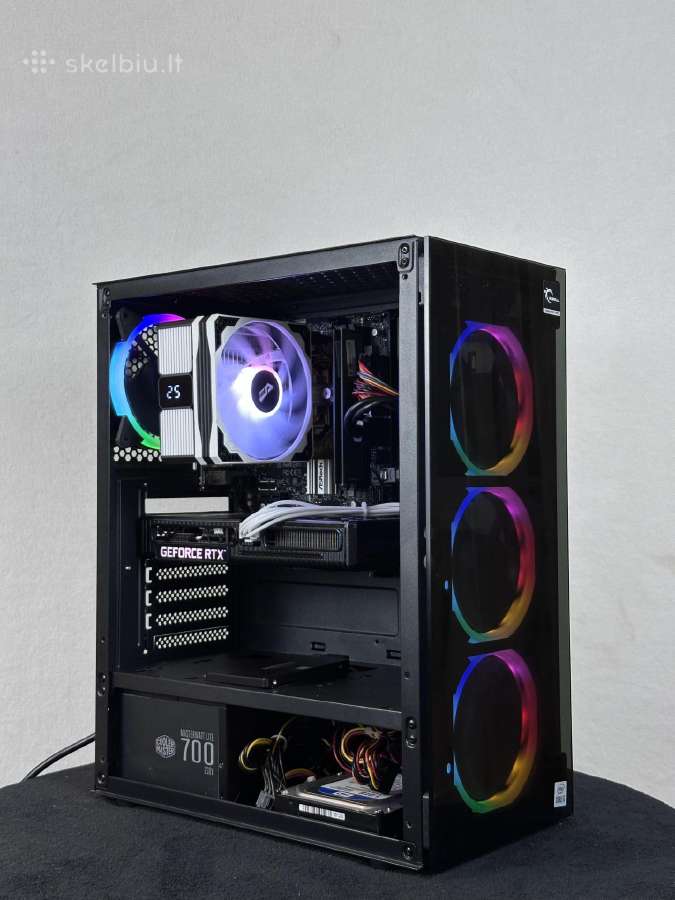 Žaidimų kompiuteris i5 16ram rtx3060 1250gb - nuotraukos Nr. 4