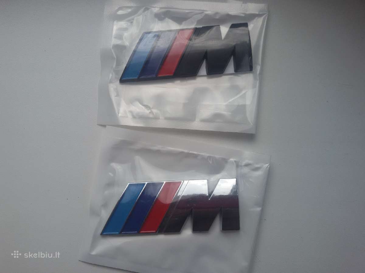 Bmw zenkliukai emblemos ant kapoto ir bagazines - nuotraukos Nr. 8