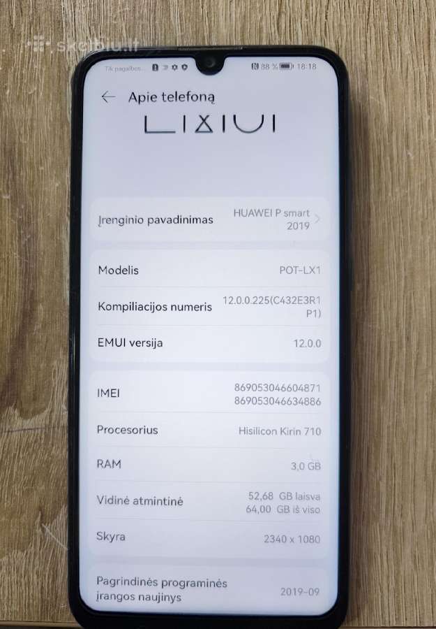 Huawei Psmart - nuotraukos Nr. 2