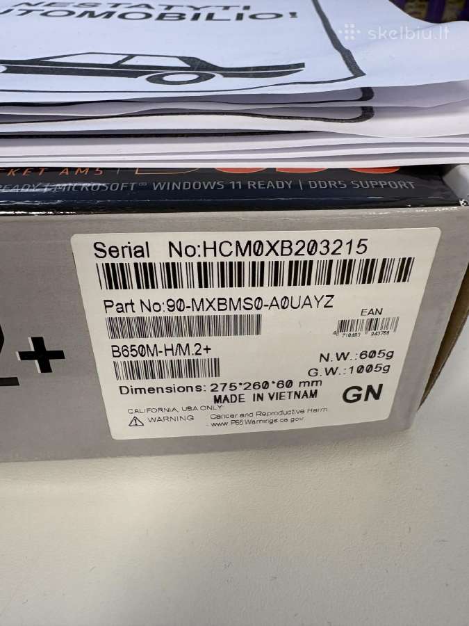 Asrock B650m-h/m.2 motininė - nuotraukos Nr. 4