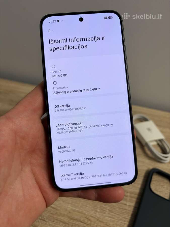 Naujas! Redmi Note 17 Pro Max 5G, 256/8gb - nuotraukos Nr. 11