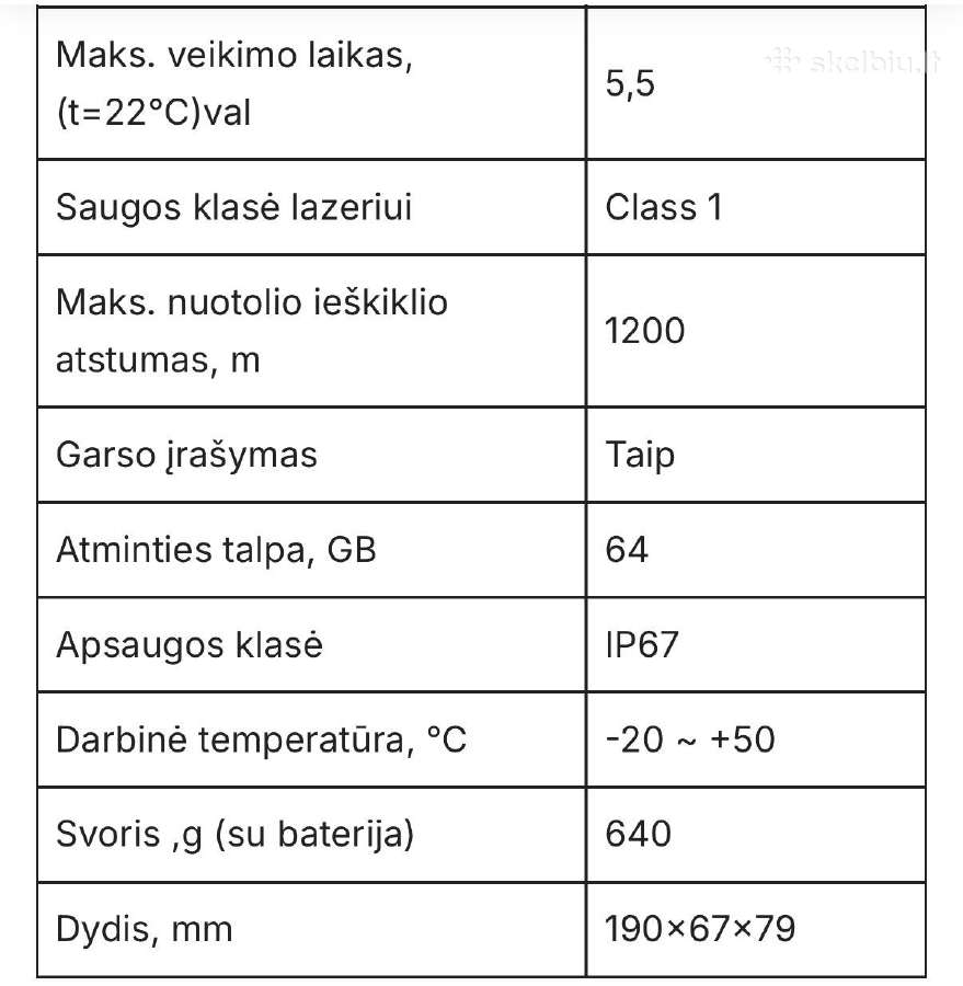 Termovizorius su tolimačiu Nocpix Vista H35r - nuotraukos Nr. 6