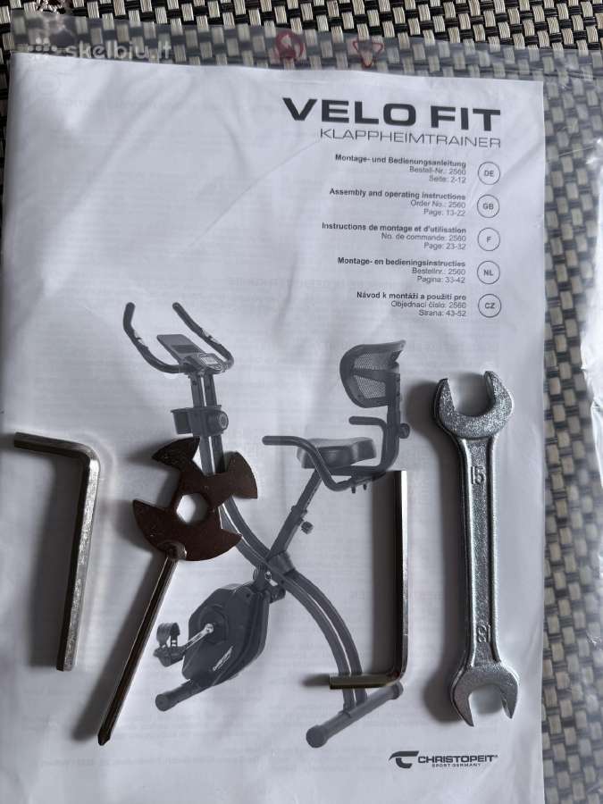 Dviratis treniruoklis Christopeit S-bike Velofit - nuotraukos Nr. 6