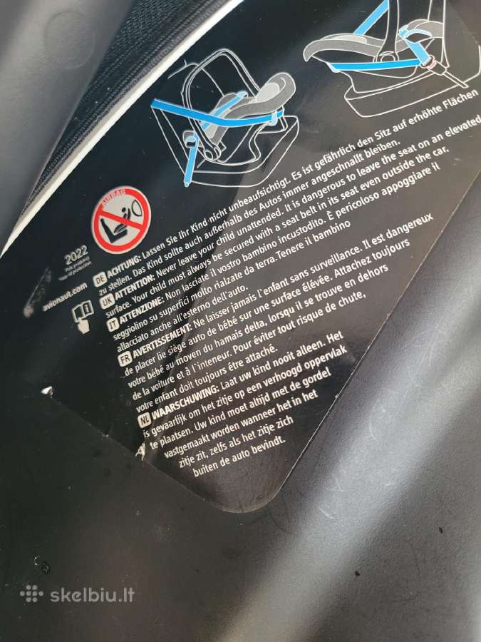 Auto kėdutė 0-13 kg. - nuotraukos Nr. 3