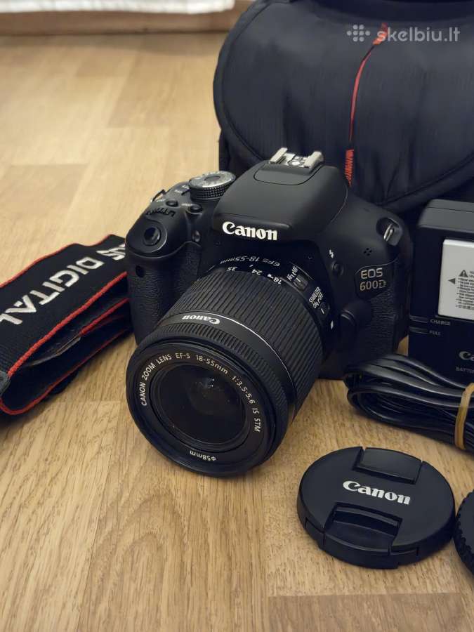 Canon EOS 600d / Dslr / 18-55mm / 13k kadrų - nuotraukos Nr. 2