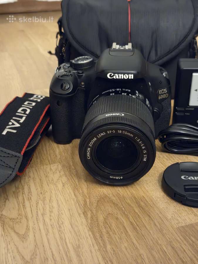 Canon EOS 600d / Dslr / 18-55mm / 13k kadrų - nuotraukos Nr. 3