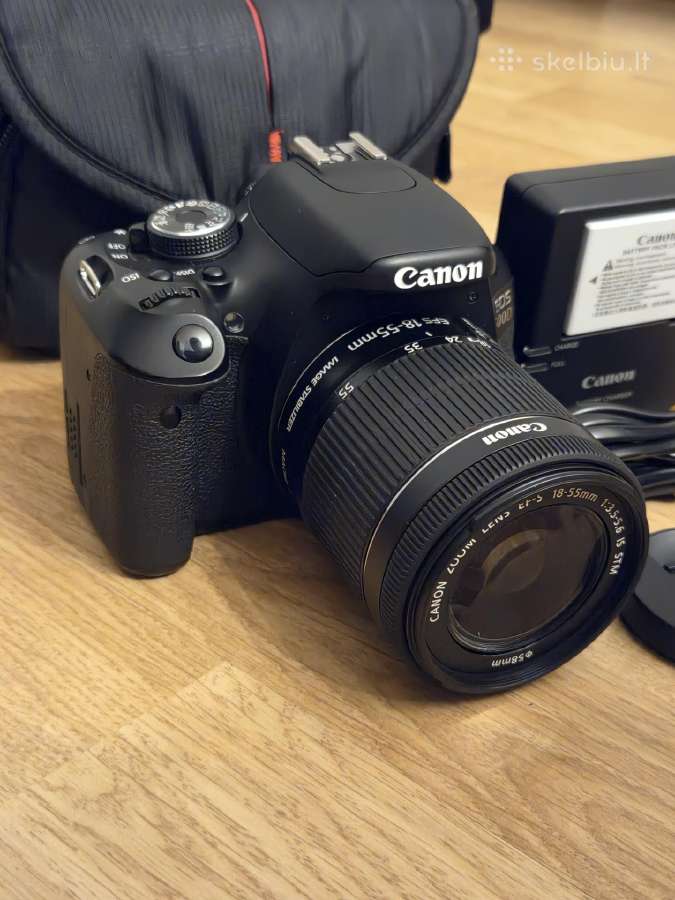 Canon EOS 600d / Dslr / 18-55mm / 13k kadrų - nuotraukos Nr. 4