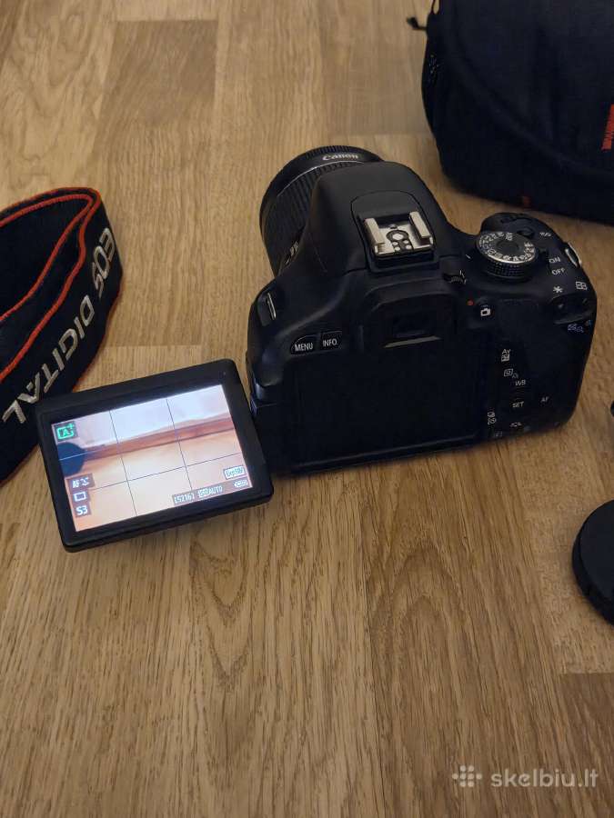 Canon EOS 600d / Dslr / 18-55mm / 13k kadrų - nuotraukos Nr. 8