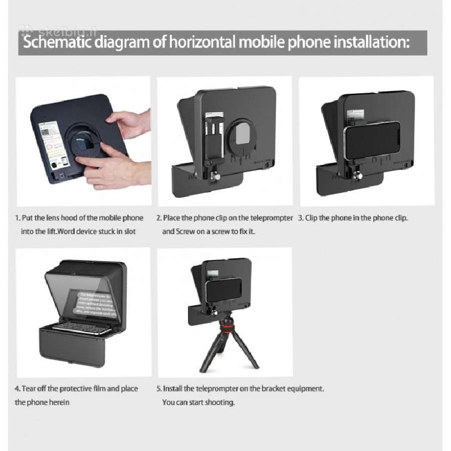 Parduodu Lensgo Tc7 8 Teleprompter for iPad Tabl - nuotraukos Nr. 3