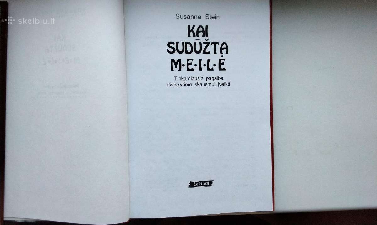 S. Stein. Kai sudūžta meilė.1997 m. - nuotraukos Nr. 2