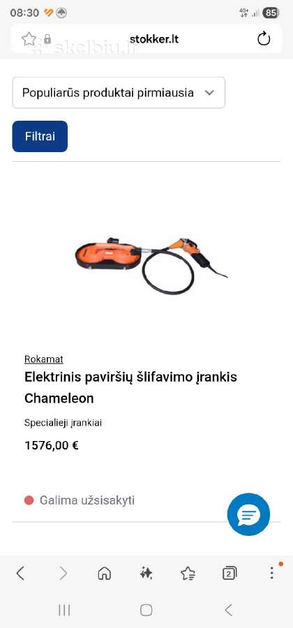 Šlifuoklis Rokamat Chameleon - nuotraukos Nr. 10