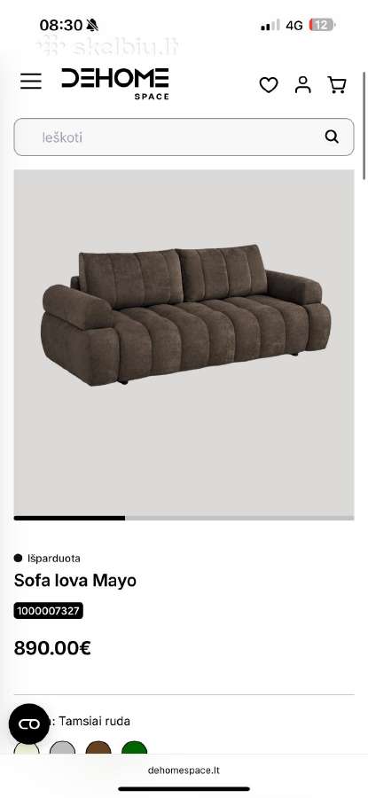Nauja sofa-lova - nuotraukos Nr. 4
