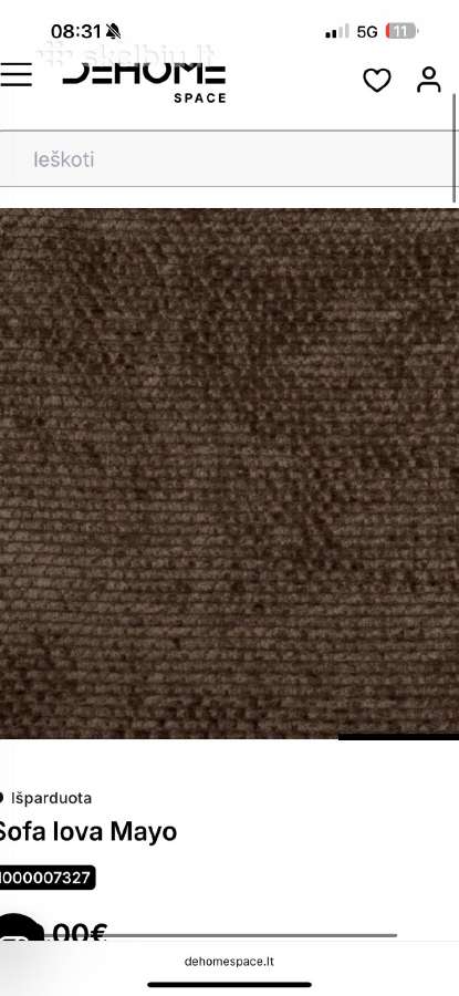 Nauja sofa-lova - nuotraukos Nr. 5