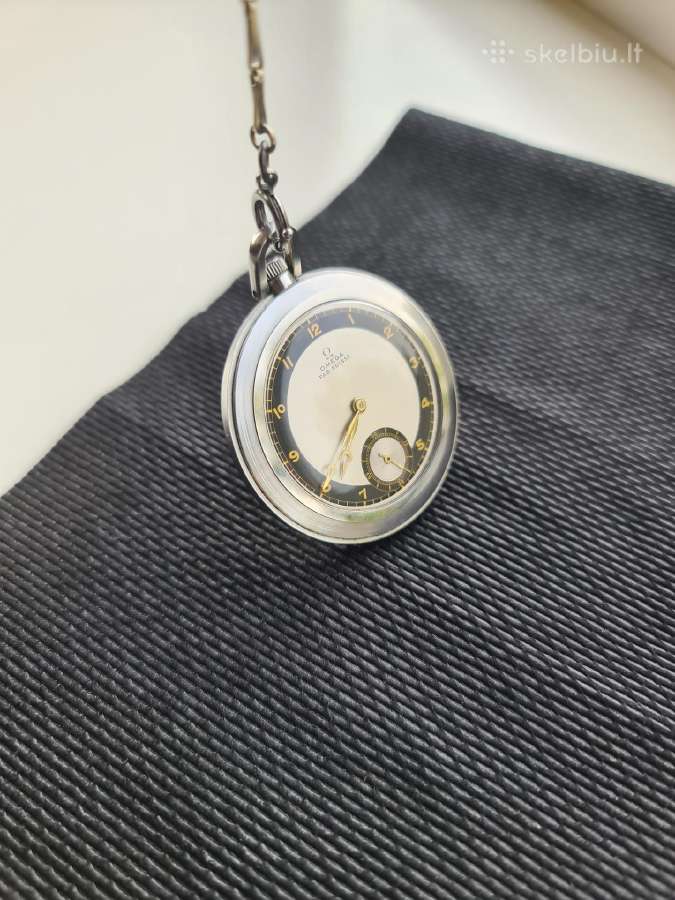 Omega Fab . Suisse kišeninis laikrodis - nuotraukos Nr. 6