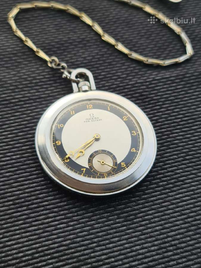 Omega Fab . Suisse kišeninis laikrodis - nuotraukos Nr. 3