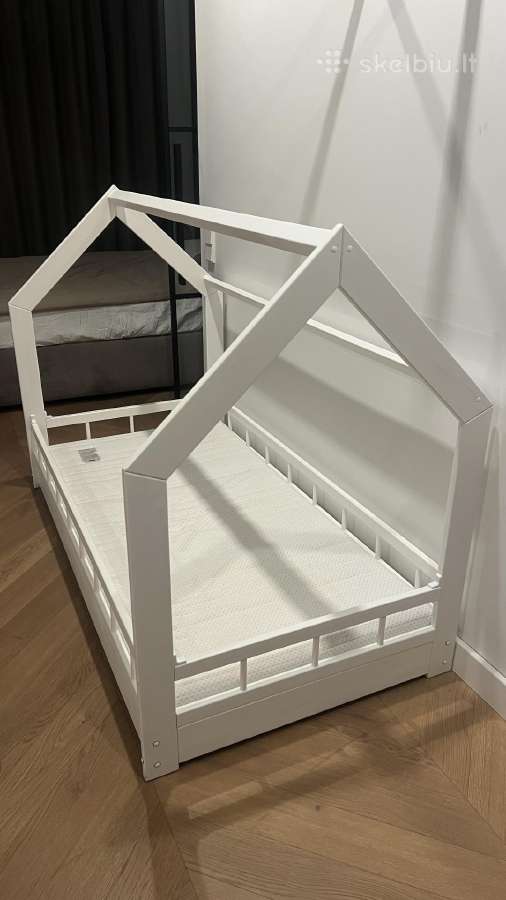 Montessori lova 160x90 cm su Lonas čiužiniu - nuotraukos Nr. 5