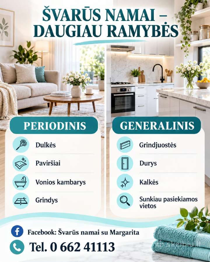 Periodinis butų, namų, ofisų valymas - nuotraukos Nr. 3