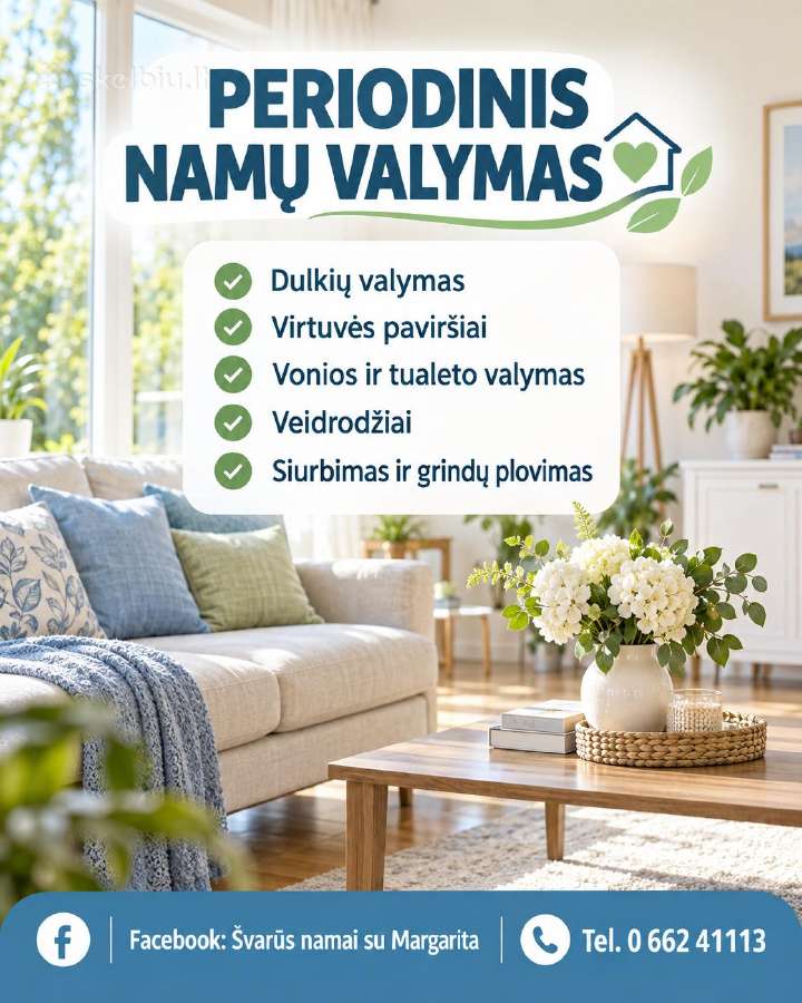 Periodinis butų, namų, ofisų valymas - nuotraukos Nr. 4