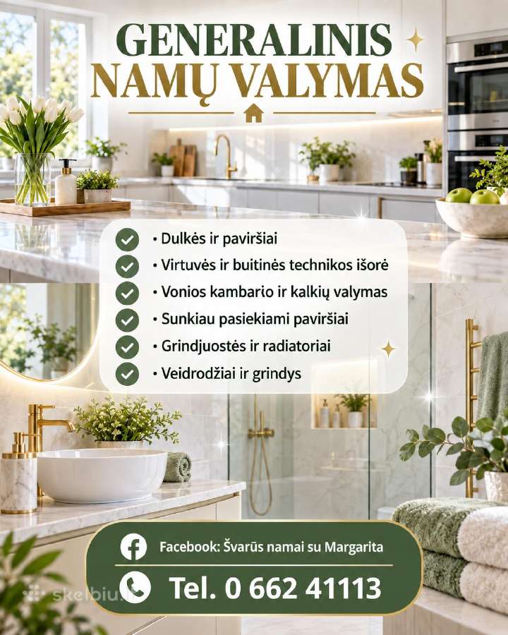 Periodinis butų, namų, ofisų valymas - nuotraukos Nr. 5
