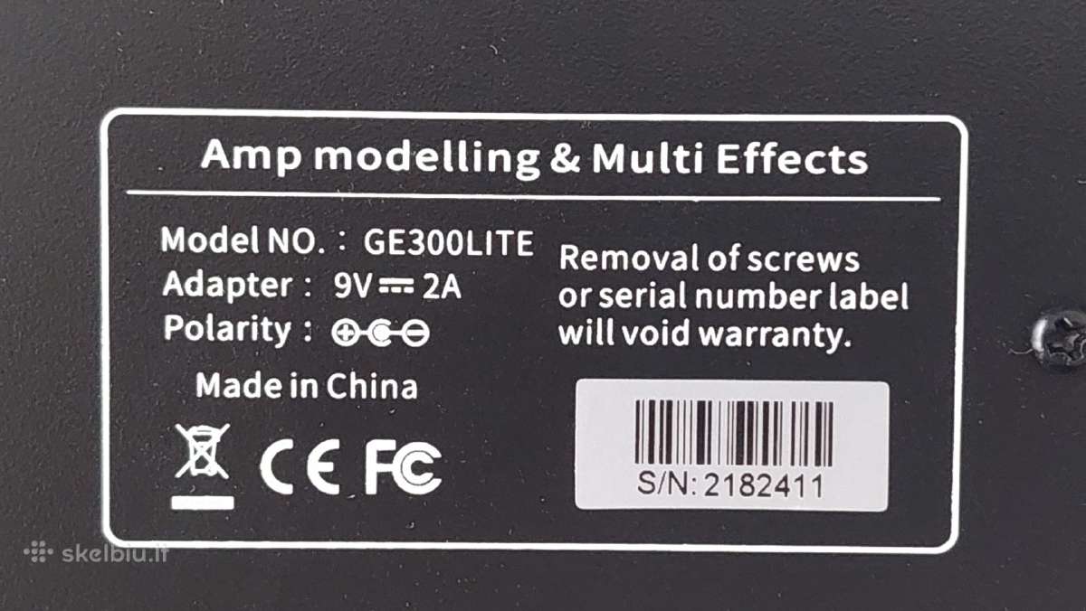 Mooer Ge300 Lite - nuotraukos Nr. 3