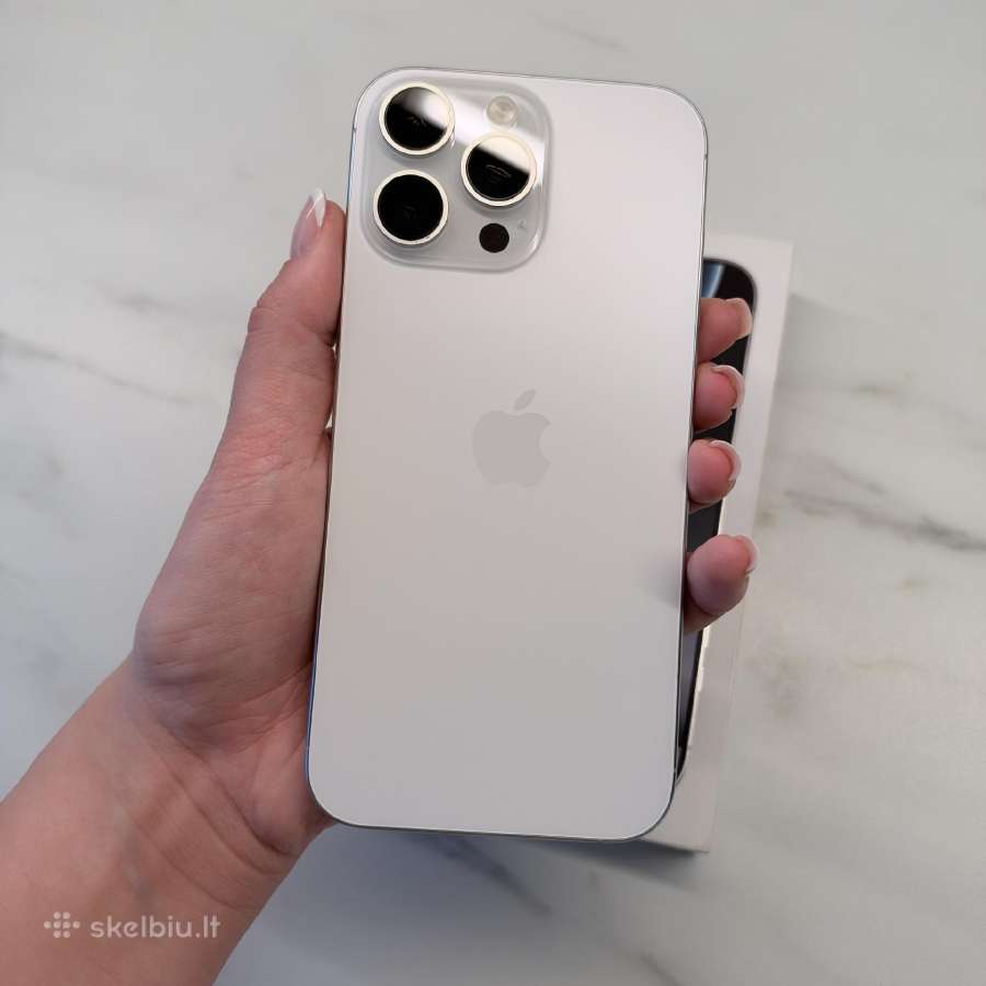 iPhone 16 pro max White Titanium/ 256 GB - nuotraukos Nr. 7