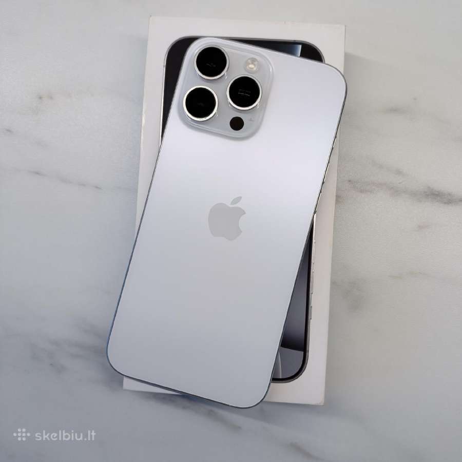 iPhone 16 pro max White Titanium/ 256 GB - nuotraukos Nr. 8