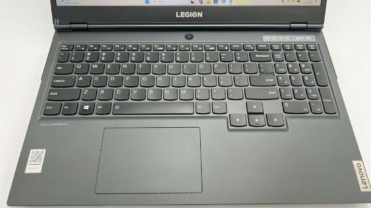 Lenovo Legion 5 Rtx 2060 6gb 16gb 1tb SSD - nuotraukos Nr. 7