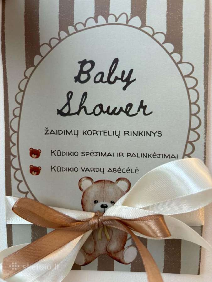 Baby shower kortelių rinkinys - nuotraukos Nr. 4