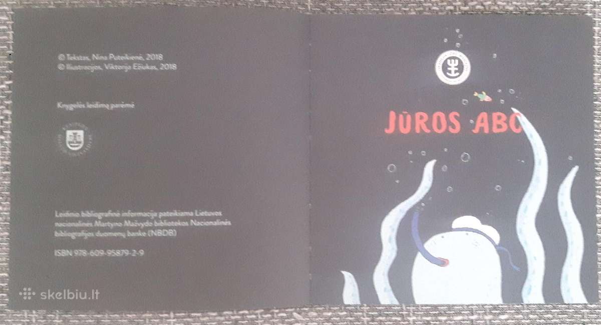 Knyga vaikams ''Jūros Abc'' - nuotraukos Nr. 4