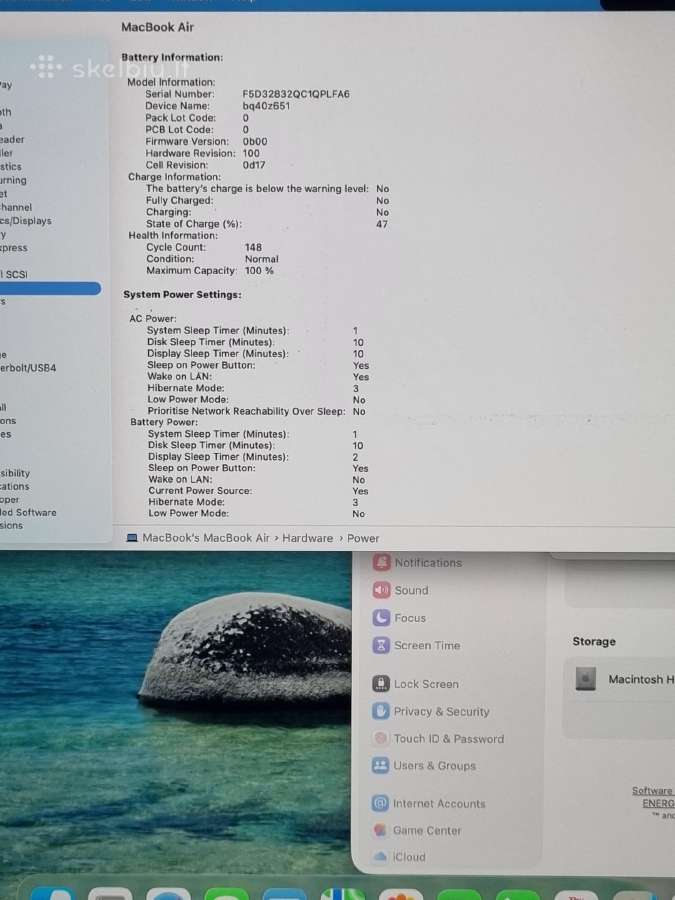 MacBook Air 15 M2 / 16gb / 512gb - nuotraukos Nr. 7