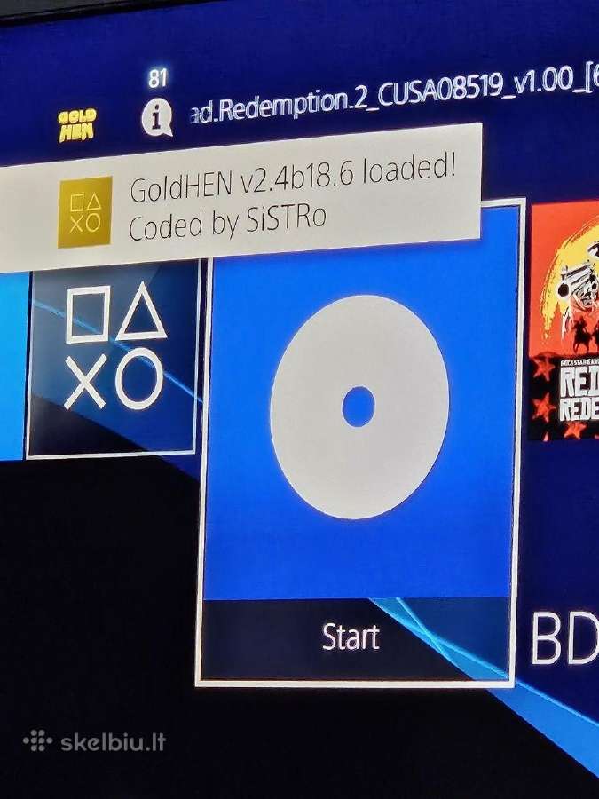 Ps4 Pro 1tb + 2 pulteliai Jailbreak / Goldhen - nuotraukos Nr. 4