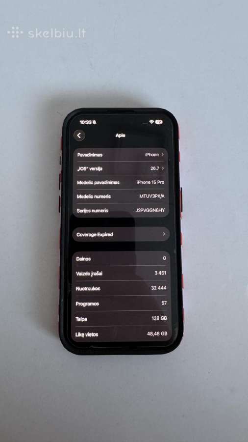 iPhone 15 Pro 128gb - nuotraukos Nr. 11
