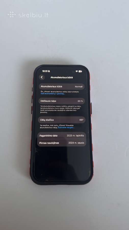 iPhone 15 Pro 128gb - nuotraukos Nr. 12