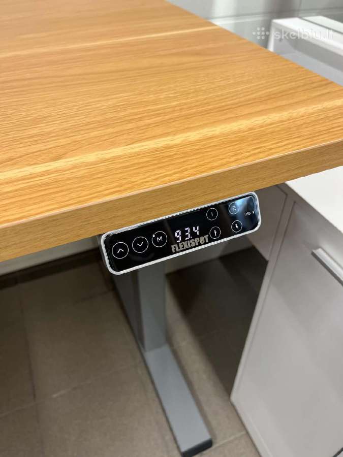Reguliuojamo aukščio elektrinis stalas Flexispot - nuotraukos Nr. 2