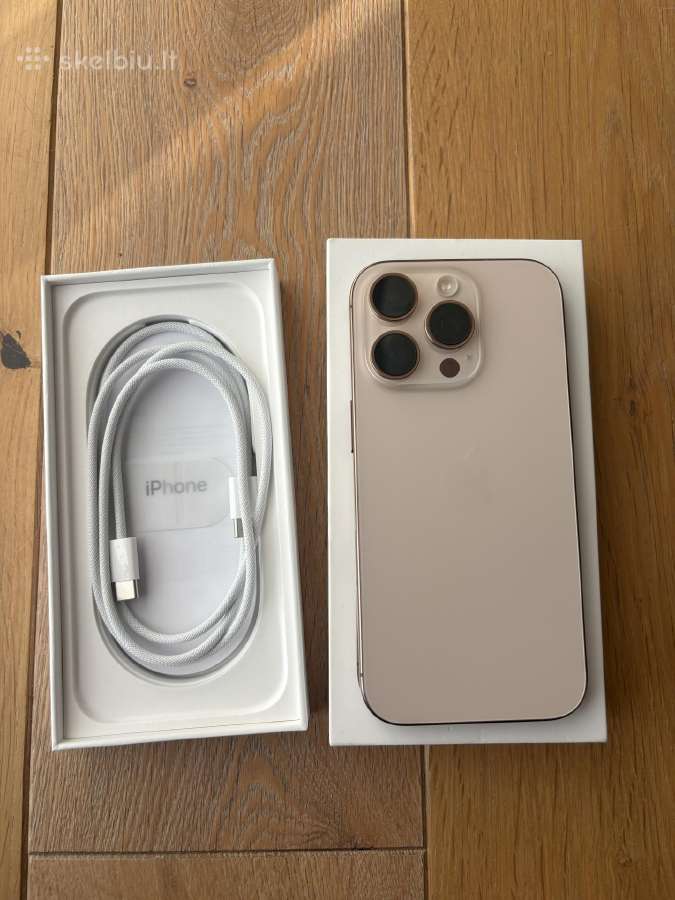 iPhone 16 Pro 256gb Desert Titanium - nuotraukos Nr. 2