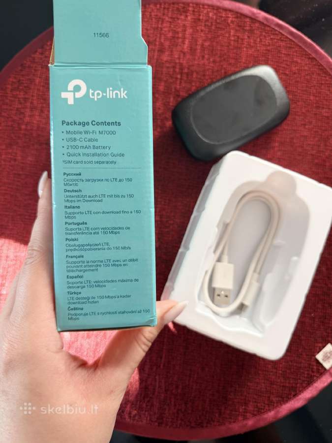 Tp-link M7000 4G Lte Wi-fi routeris - nuotraukos Nr. 3