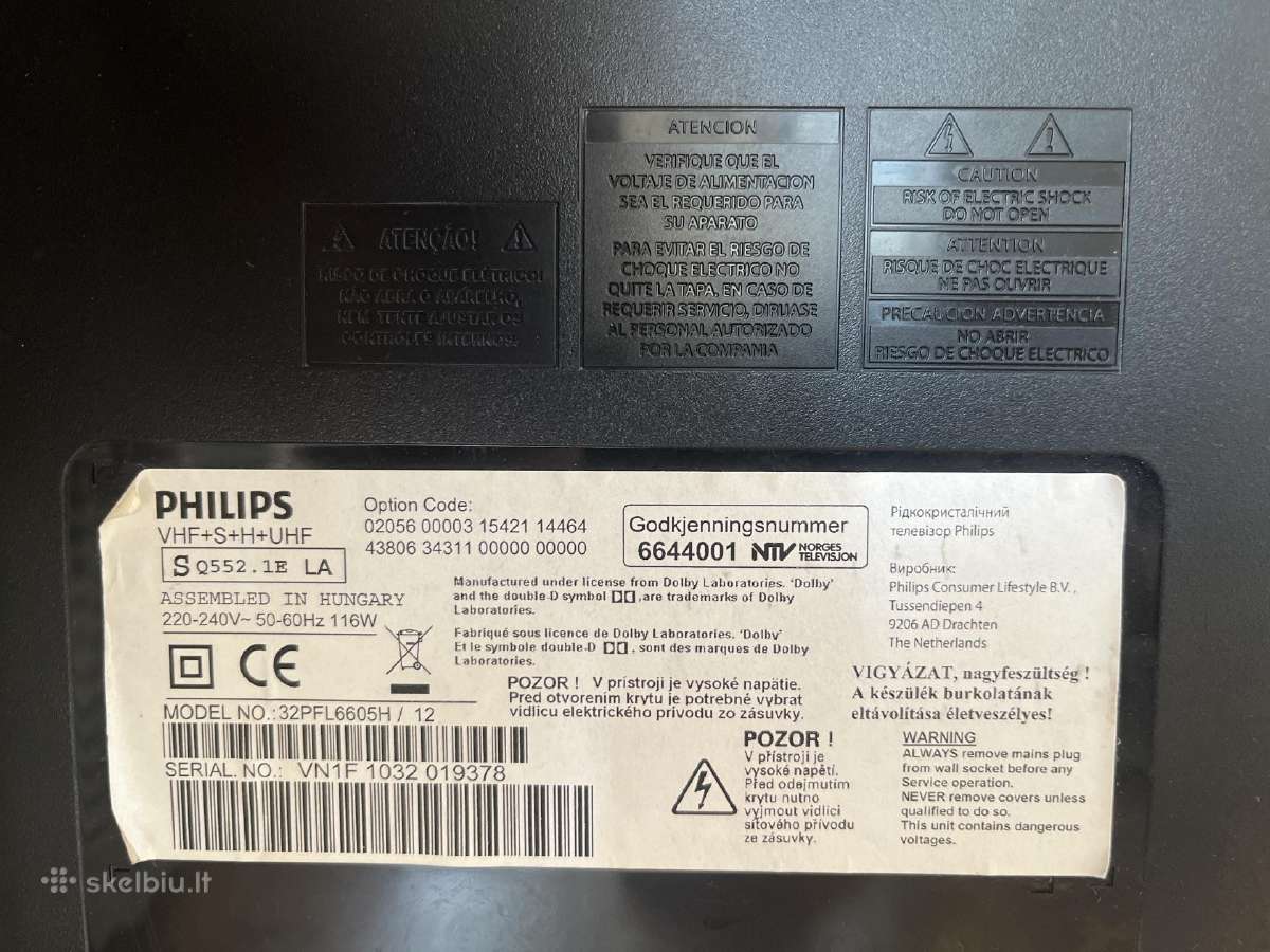 Philips televizorius 32 - nuotraukos Nr. 3