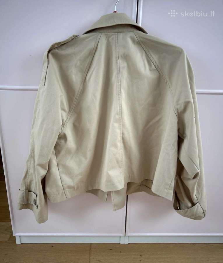 H&m trumpas trench stiliaus švarke - nuotraukos Nr. 2