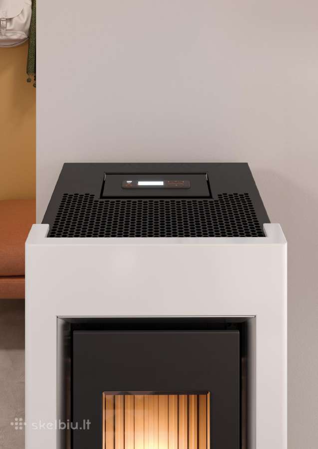 Granulinė krosnelė Cadel Prince 11kw su ortakiu - nuotraukos Nr. 2