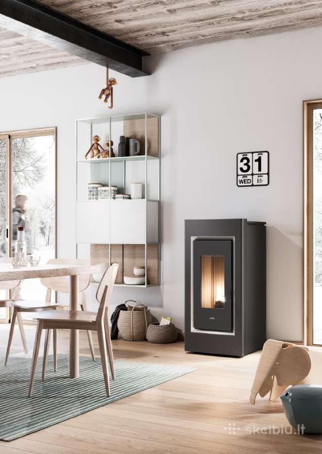 Granulinė krosnelė Cadel Prince 11kw su ortakiu - nuotraukos Nr. 3