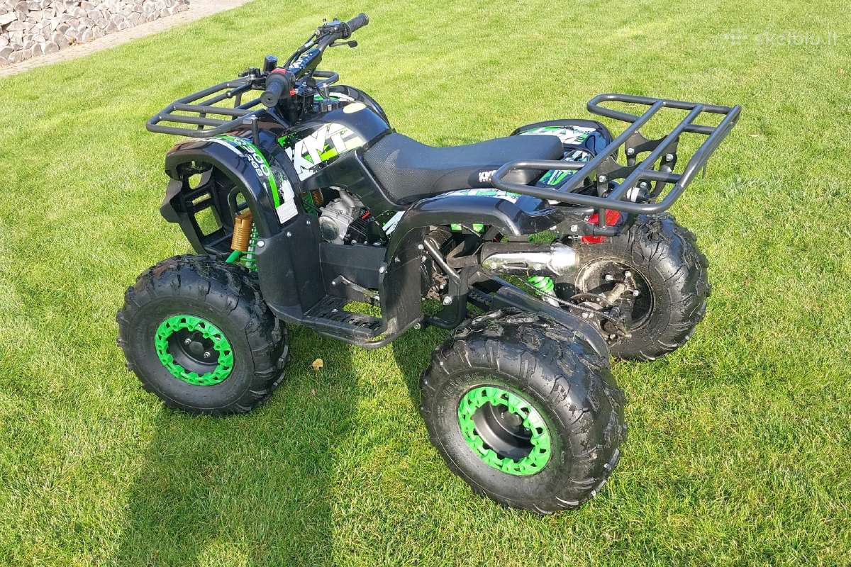 Vaikiškas keturratis Kmt Motors benzininis 125cc - nuotraukos Nr. 2