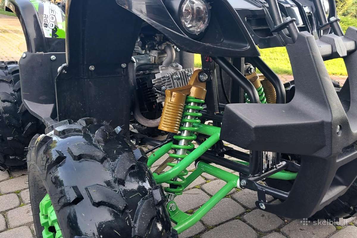 Vaikiškas keturratis Kmt Motors benzininis 125cc - nuotraukos Nr. 6