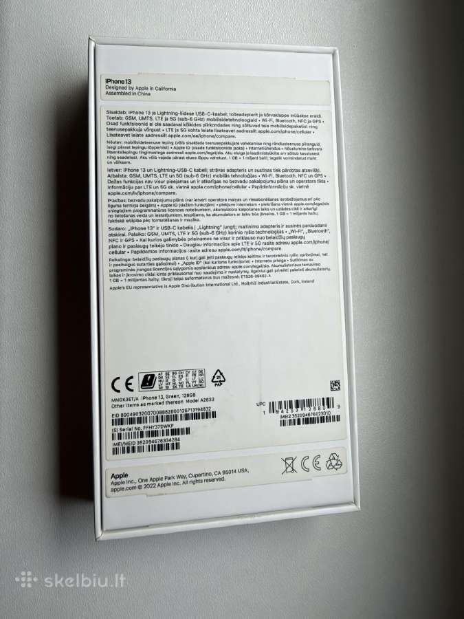 iPhone 13 128 GB, žalias - nuotraukos Nr. 6